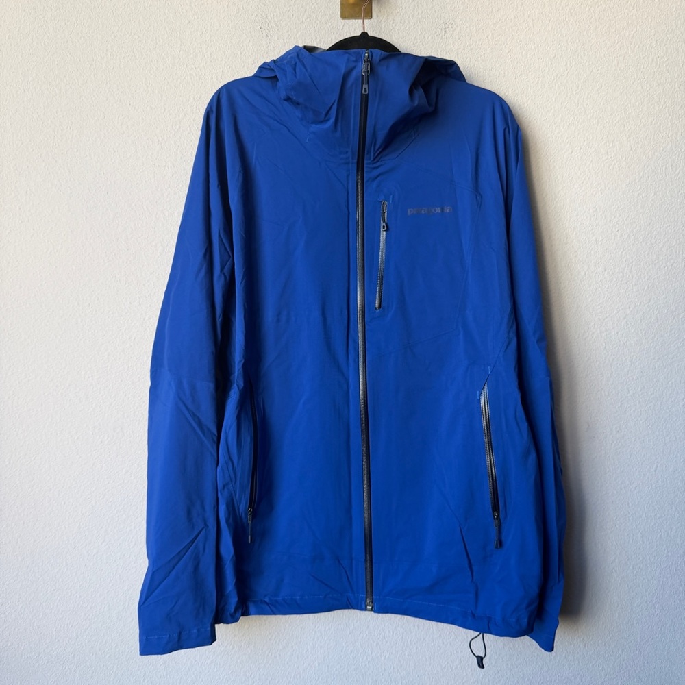 Patagonia Men's Vik Blue Stretch Rainshadow Jacket Size L